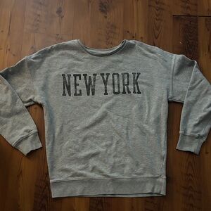 Gray New York Sweater